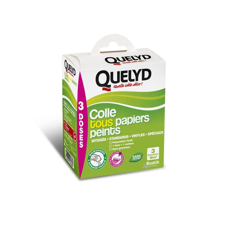 Colle Tous Papiers Peints QUELYD, 0.15 Kg 1 Colle Tous Papiers Peints QUELYD, 0.15 Kg