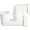 Siphon Pour Baignoire Sortie Horizontale à Bouchon,blanc, 0203008, NICOLL