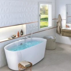 Baignoire Balnéo L.170x L.80 Cm, SPALINA Tao