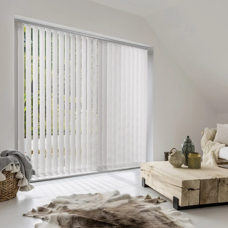 5 Lamelles Verticales Orientables Alaska, Blanc, L.40 Cm X H.260 Cm 1 5 Lamelles Verticales Orientables Alaska, Blanc, L.40 Cm X H.260 Cm