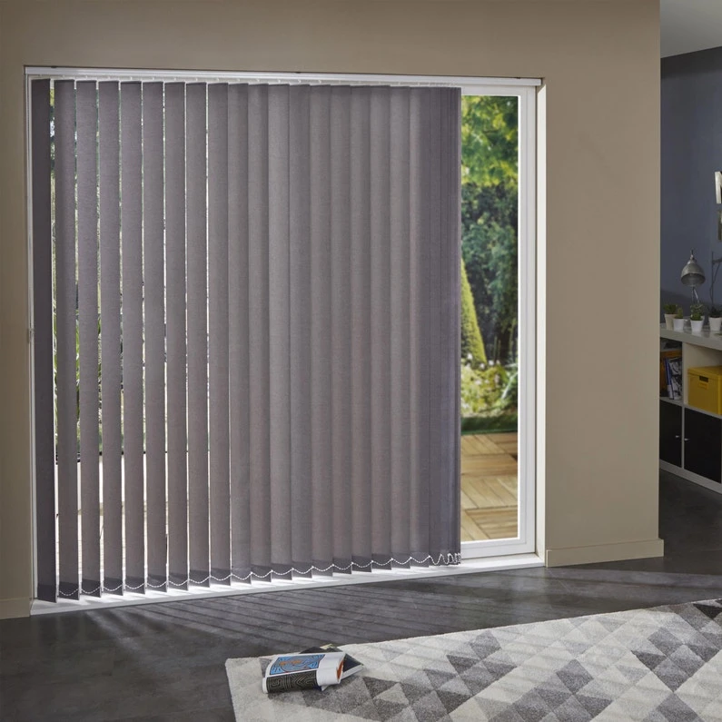 5 Lamelles Verticales Orientables Ancona, Gris, L.40 X H.260 Cm 1 5 Lamelles Verticales Orientables Ancona, Gris, L.40 X H.260 Cm