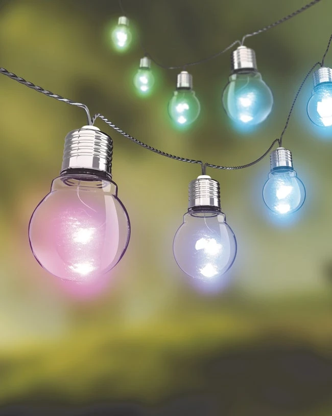 Guirlande Extérieure LED Intégrée, Couleurs Changeantes 1 Guirlande Extérieure LED Intégrée, Couleurs Changeantes