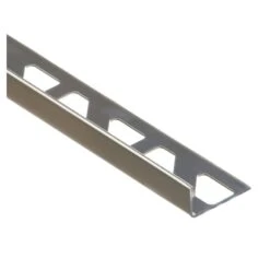 Equerre De Finition Carrelage Mur Et Sol Brillant Inox L.250 Cm X Ep.10 Mm