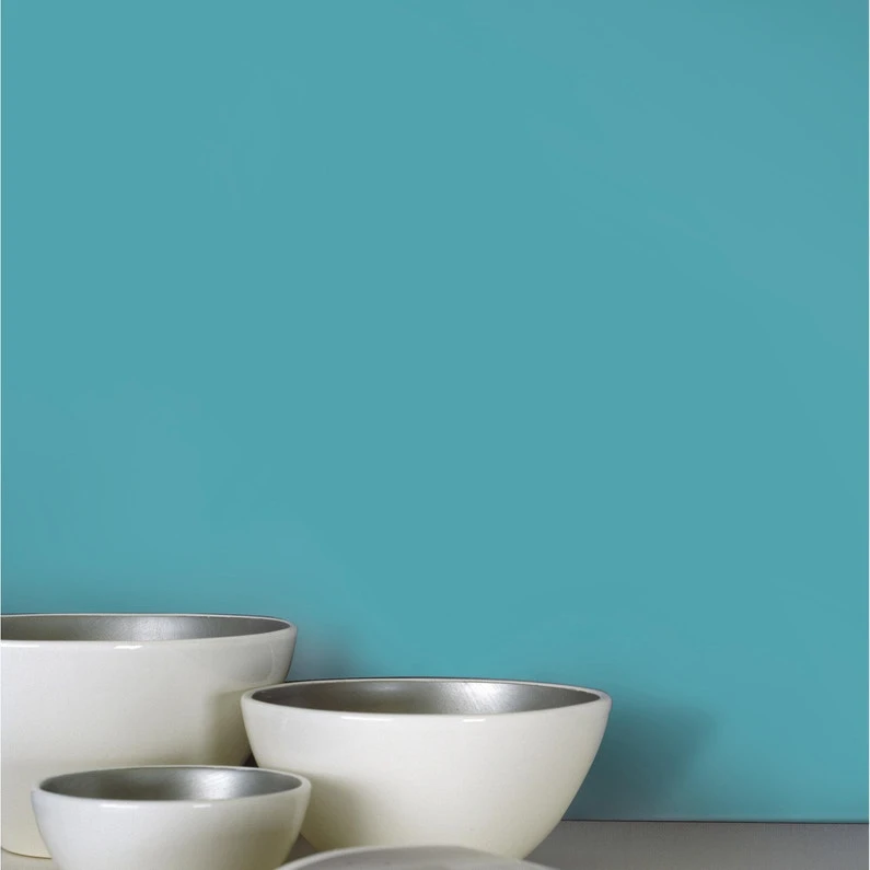 Papier Peint Intissé Lisse Et Mat Bleu Atoll N°4 INSPIRE 1 Papier Peint Intissé Lisse Et Mat Bleu Atoll N°4 INSPIRE