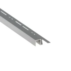 Listel Mur Et Sol Argent Brossé Aluminium L.250 Cm X Ep.10 Mm