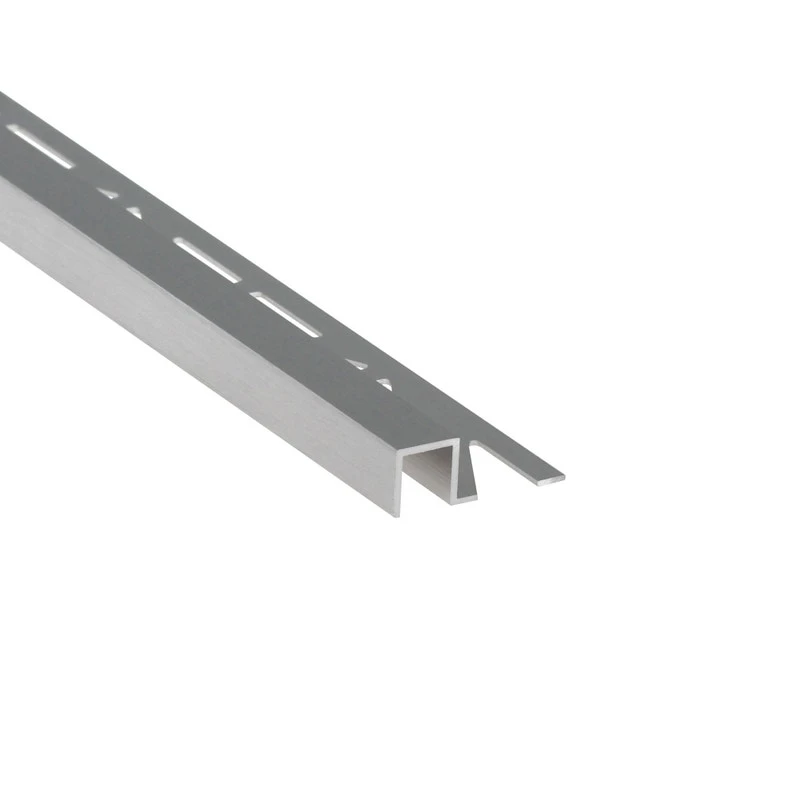 Listel Mur Et Sol Argent Brossé Aluminium L.250 Cm X Ep.10 Mm 1 Listel Mur Et Sol Argent Brossé Aluminium L.250 Cm X Ep.10 Mm
