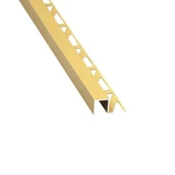 Listel Mur Et Sol Doré Mat Aluminium L.250 Cm X Ep.10 Mm