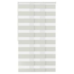 Panneau Japonais Lurex, Blanc, H.250 X L.50 Cm