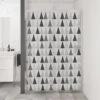 Sticker Paroi De Douche 100x200cm Scandinave Gris, PLAGE