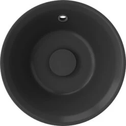 Vasque à Poser Polyrésine L.38 Diam.38 Cm Noir, SENSEA Capsule 7 Vasque à Poser Polyrésine L.38 Diam.38 Cm Noir, SENSEA Capsule -Maison Série Magasin 16 2