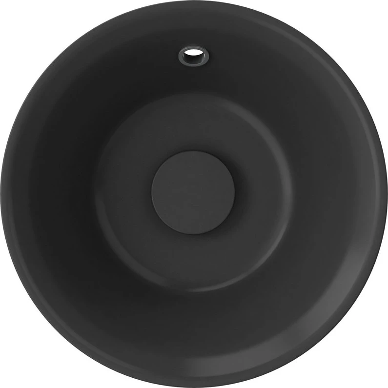 Vasque à Poser Polyrésine L.38 Diam.38 Cm Noir, SENSEA Capsule 4 Vasque à Poser Polyrésine L.38 Diam.38 Cm Noir, SENSEA Capsule – Image 4