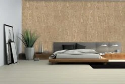 Lot De 5 Dalles De Liège Murales, Beige Clair, L.60 X L.30 Cm