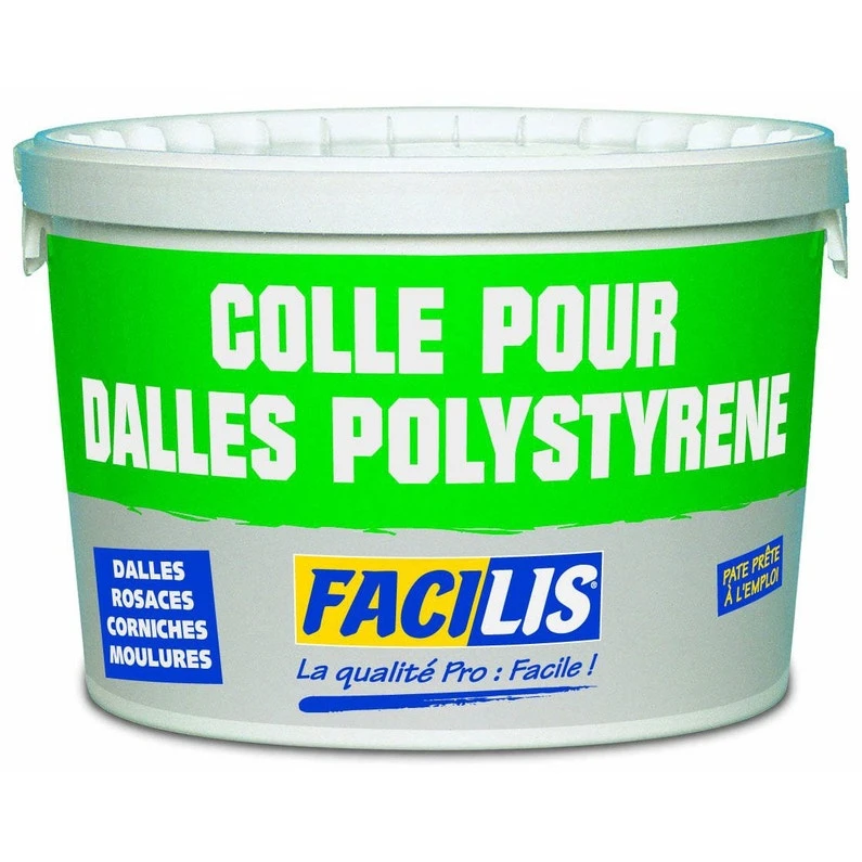 Colle Dalle, Rosace, Moulure De Plafond Prête à L’emploi, 1 Kg 1 Colle Dalle, Rosace, Moulure De Plafond Prête à L’emploi, 1 Kg