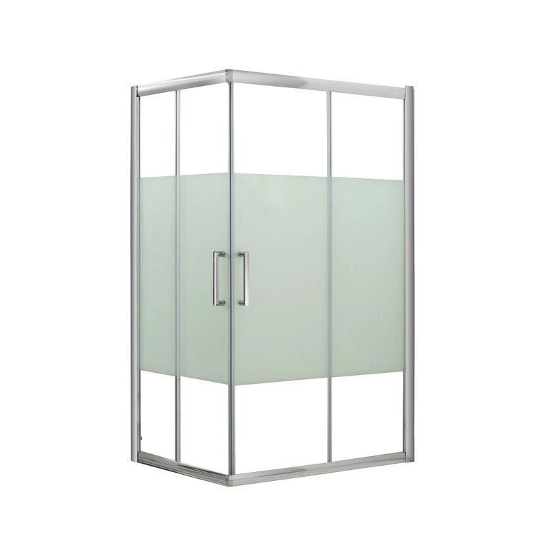 Porte Coulissante L.120 X L.90 Cm, Verre Serigraphié, Version Droite, Quad