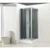 Cabine De Douche L.90 X L.90 Cm, Verre Transparent, Quad