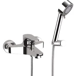 Mitigeur Mécanique De Baignoire Chrome, REMER Class Line Avec Duplex