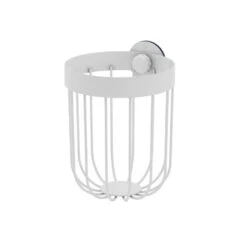 Panier De Bain / Douche Rond à Visser, White 0, Neo