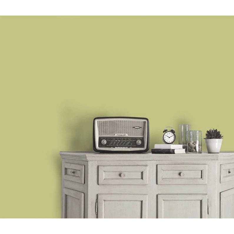 Papier Peint Vinyle Sur Intissé Ecorce, Vert, Larg. 0.53 M 1 Papier Peint Vinyle Sur Intissé Ecorce, Vert, Larg. 0.53 M