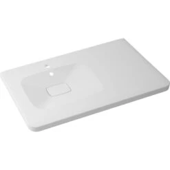 Plan Vasque Simple Shine Marbre De Synthèse 90 Cm