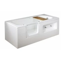 Baignoire Rectangulaire L.170x L.80 Cm Blanc, SUCAL Twineo