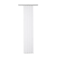 5 Lamelles Verticales Orientables Acoustic, Blanc, L.40 X H.260 Cm