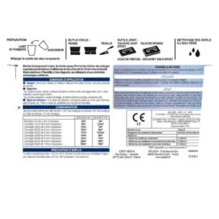 Colle Et Joint époxy AXTON, Mur Et Sol, Blanc, 1m², 3 KG