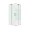 Porte De Douche Coulissante, Angle Rectangle, 140 X 90 Cm, Sérigraphié, Charm