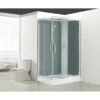 Cabine De Douche L.120 X L.90 Cm, Verre Transparent, Quad