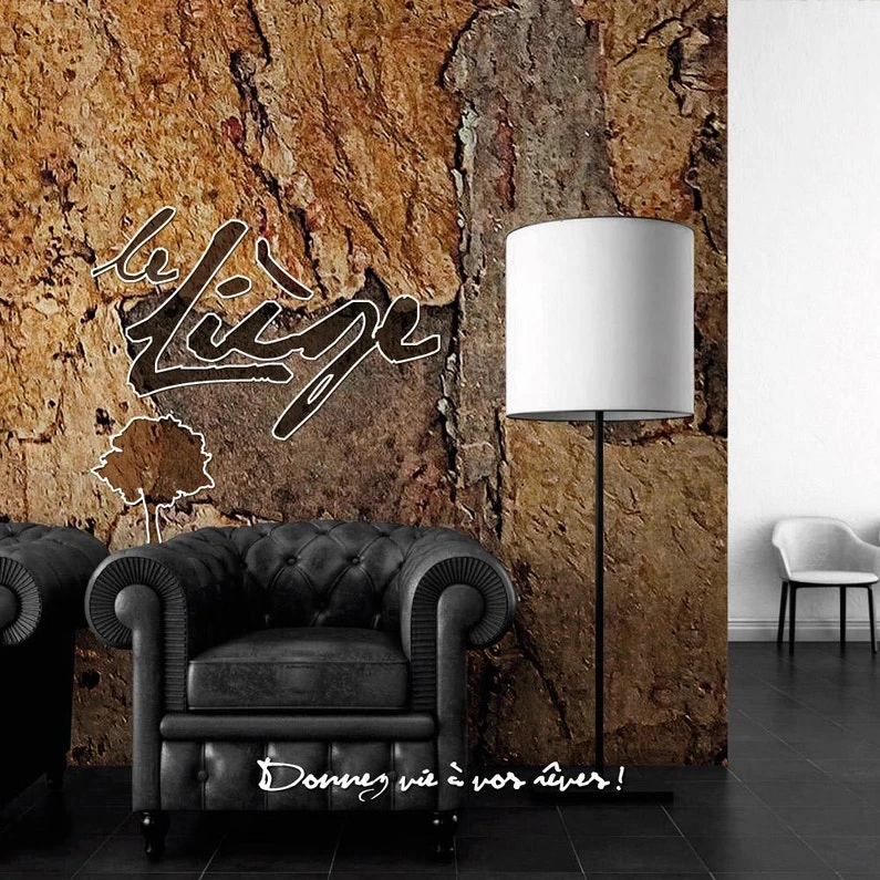 Dalle De Liège Murale Lot De 10, Beige, L.30 X L.60 Cm 1 Dalle De Liège Murale Lot De 10, Beige, L.30 X L.60 Cm