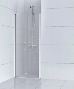 Porte De Douche Battante 70 Cm, Transparente, Remix