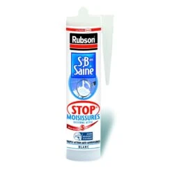 Mastic Antimoisissure RUBSON, Blanc, 280 Ml