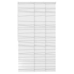 Panneau Japonais Linéa, Gris, H.250 X L.50 Cm