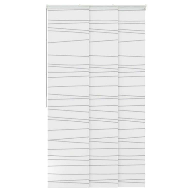 Panneau Japonais Linéa, Gris, H.250 X L.50 Cm 1 Panneau Japonais Linéa, Gris, H.250 X L.50 Cm