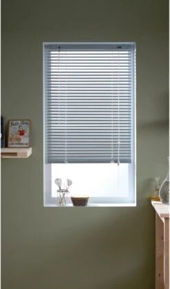 Store Vénitien Aluminium, Gris Los Angeles, L.40 X H.175 Cm