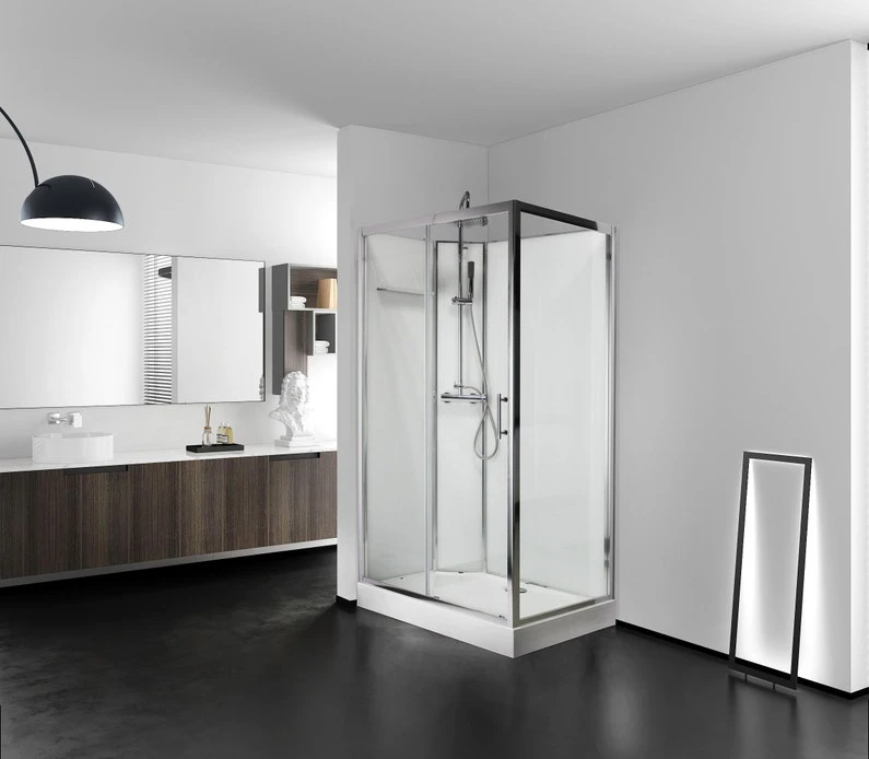 Cabine De Douche L.110 X L.80 Cm Blanc, Lys