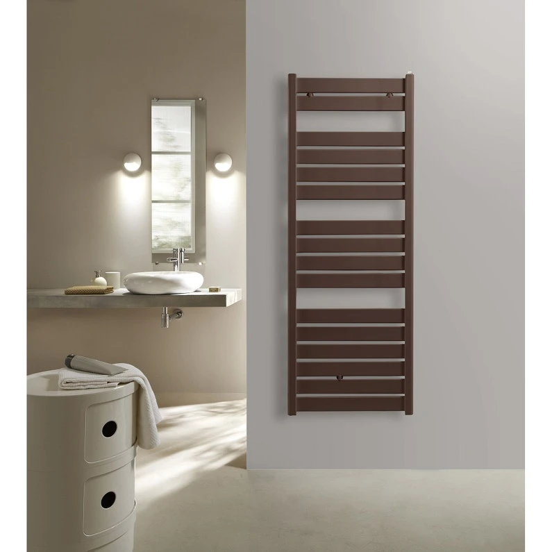 Sèche-serviettes Eau Chaude Acier ACOVA Madras Marron Foncé, 804 W 1 Sèche-serviettes Eau Chaude Acier ACOVA Madras Marron Foncé, 804 W