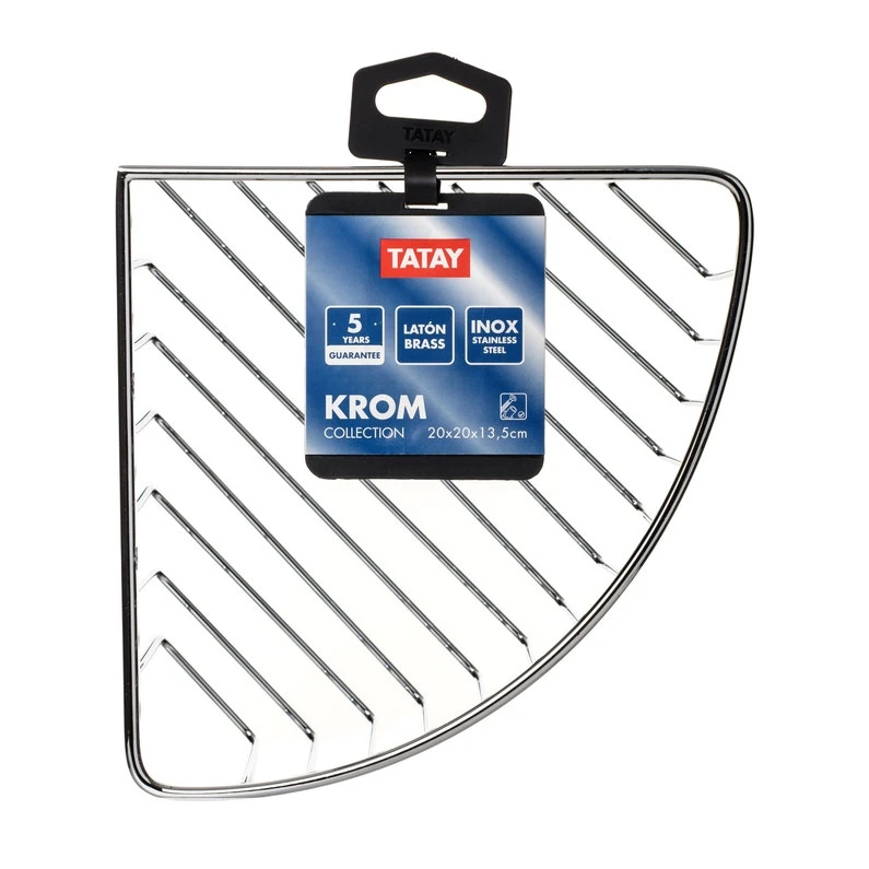 Etagère De Bain / Douche D’angle à Visser, Chromé, Hotel 2 Etagère De Bain / Douche D’angle à Visser, Chromé, Hotel – Image 2