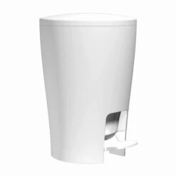 Poubelle De Salle De Bains 5 L Blanc Diabolo
