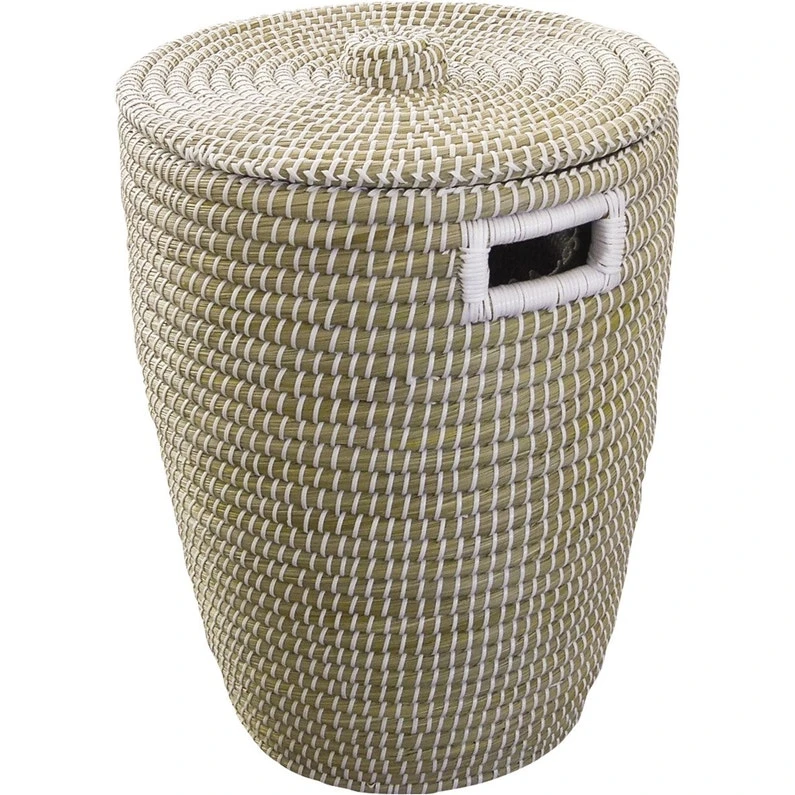 Panier à Linge Fibre Végétale Phuket, Naturel, L.40 X H.52 X P.40 Cm 1 Panier à Linge Fibre Végétale Phuket, Naturel, L.40 X H.52 X P.40 Cm