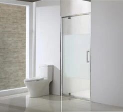 Porte De Douche Pivotante 80 Cm, Sérigraphié, Quad