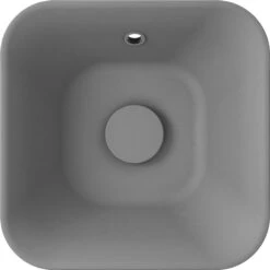 Vasque à Poser Résine De Synthèse L.38 X P.38 Cm Gris Anthracite, SENSEA Capsule -Maison Série Magasin 70638575 4 0 5343946 v 000100000000