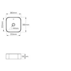 Vasque à Poser Résine De Synthèse L.38 X P.38 Cm Gris Anthracite, SENSEA Capsule -Maison Série Magasin 70638575 6 0 5343968 h 000000001000