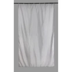 Rideau De Douche En Textile Gris Galet N°3 L.120 X H.200 Cm, Sunny SENSEA