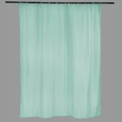 Rideau De Douche En Textile Vert L.180 X H.200 Cm, Happy SENSEA