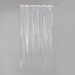Rideau De Douche En Plastique Transparent L.180.0 X H.200.0 Cm, Clear SENSEA
