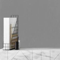 Papier Peint Expansé Sur Intissé Uni Amapa Gris