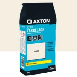 Joint, Poudre AXTON Ivoire 2 Kg, 5 M²