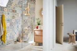 Paroi De Douche à L’italienne, L.80 Cm Remix Verre Transparent 8 Mm Chromé