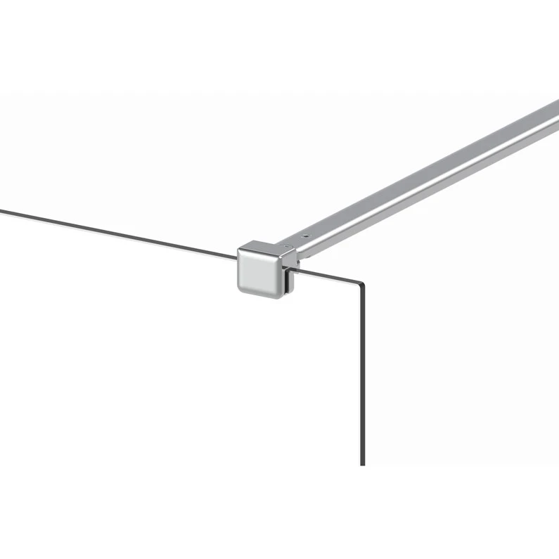 Paroi De Douche à L’italienne, L.80 Cm Remix Verre Transparent 8 Mm Chromé 3 Paroi De Douche à L’italienne, L.80 Cm Remix Verre Transparent 8 Mm Chromé – Image 3