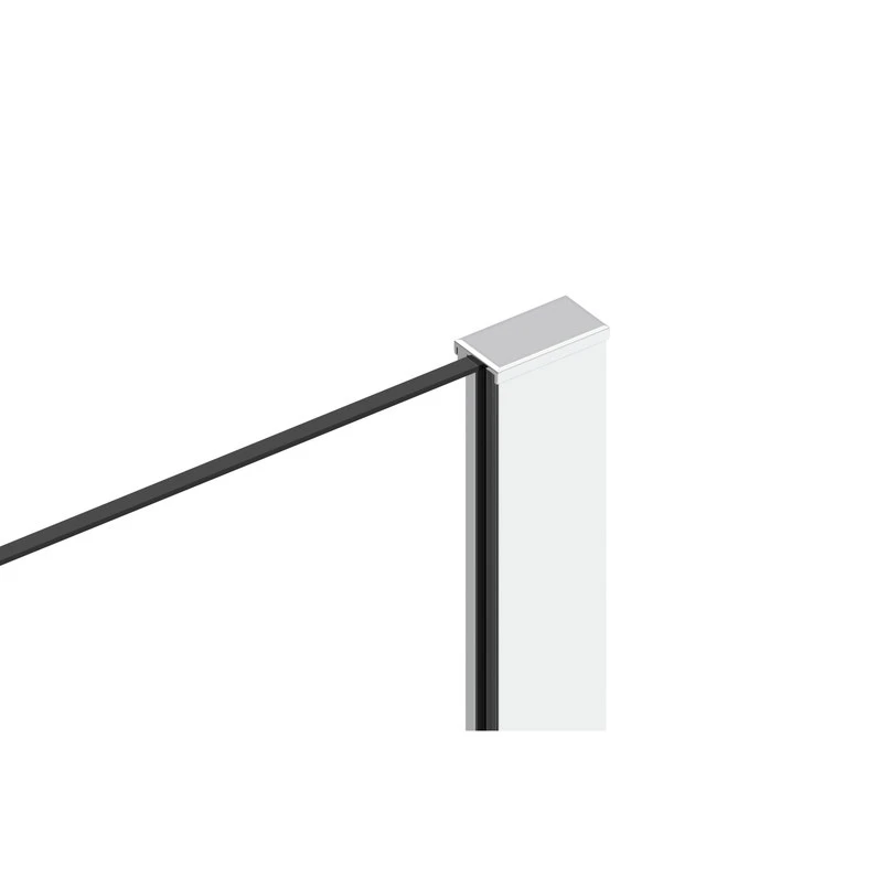 Paroi De Douche à L’italienne, L.80 Cm Remix Verre Transparent 8 Mm Chromé 4 Paroi De Douche à L’italienne, L.80 Cm Remix Verre Transparent 8 Mm Chromé – Image 4